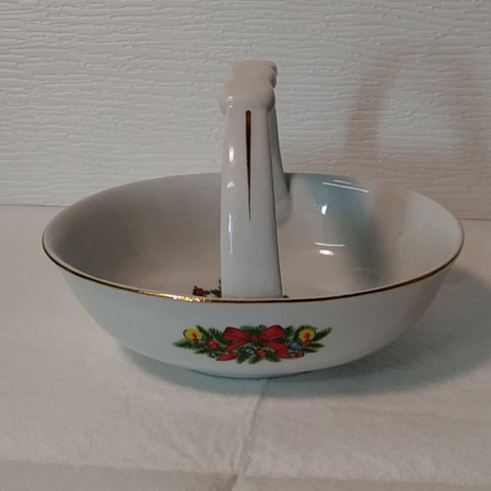 Christmas Treasures candy dish